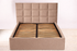 Sleepmode Quadrio - Тапицирано дизайнерско легло с геометрична табла
