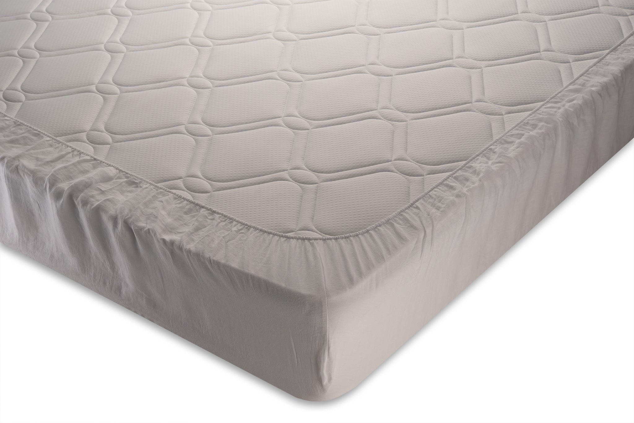 Чаршаф с ластик Sleepmode White, 100% лен