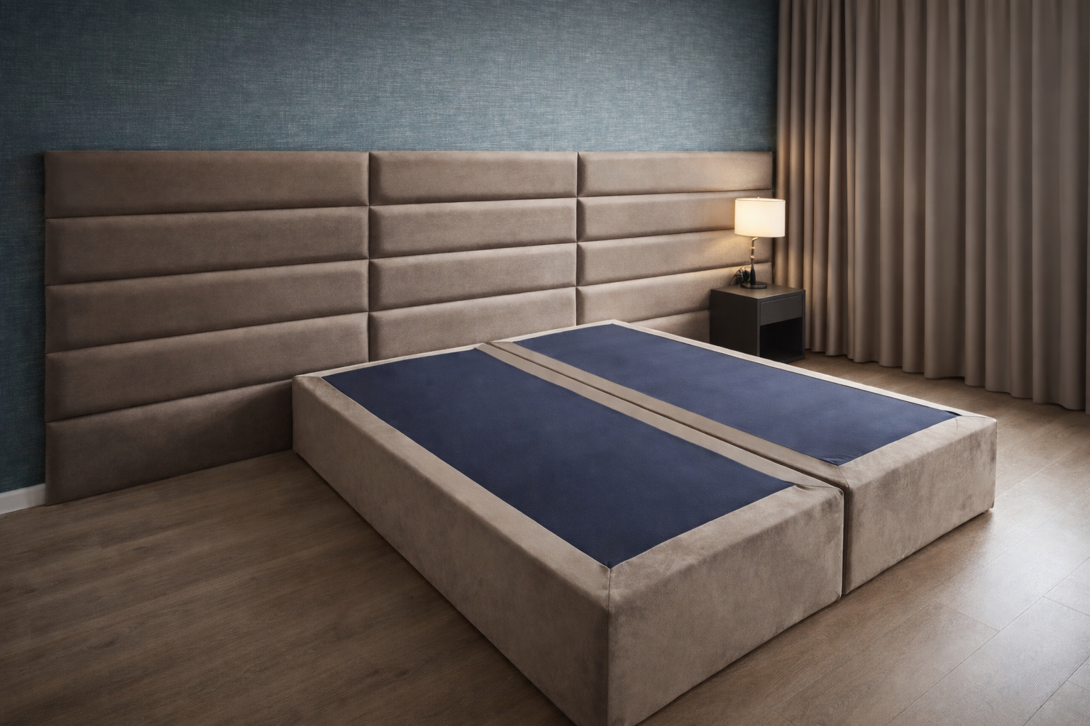 Хотелски бази, тапицирани основи тип френско легло от Sleepmode